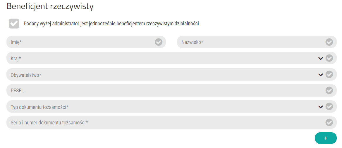 1koszyk - beneficjent rzeczywisty