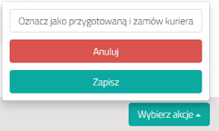 1koszyk - wyślij do kuriera
