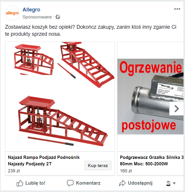 Remarketing sklepu internetowego