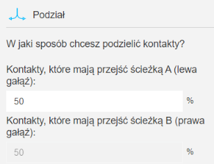 Pobranie ebooka - marketing automation - podział kontakt&oacute;w - test A/B