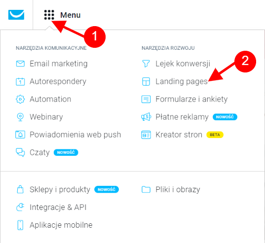 Tworzenie landing page do zapisu na listę mailingową
