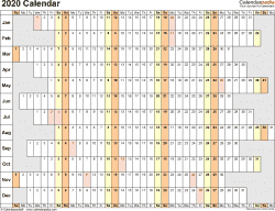 Kalendarz - rzut z g&oacute;ry