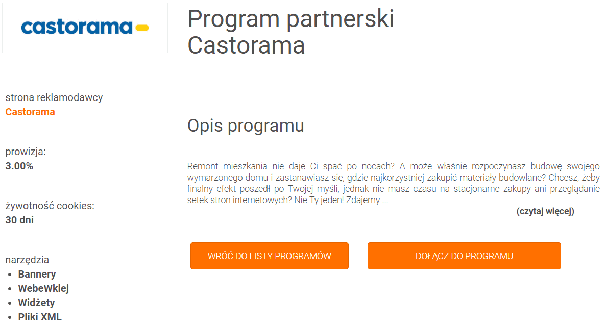 Program afiliacyjny sklepu internetowego