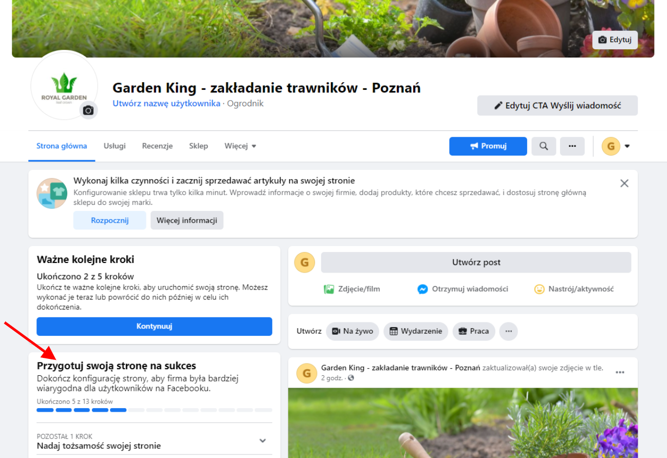 Przygotuj fanpage na sukces
