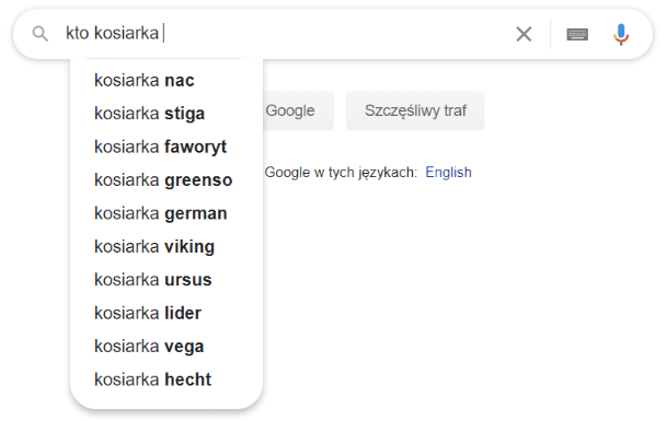 Jak napisać opis produktu / usługi pod SEO Google: KTO