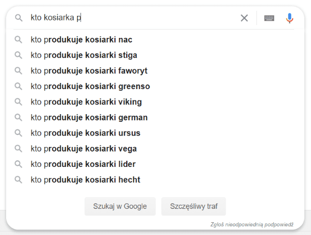Jak napisać opis produktu / usługi pod SEO Google: KTO