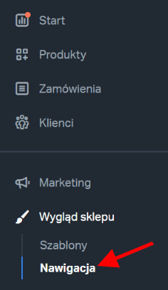 Nawigacja w sklepie internetowym