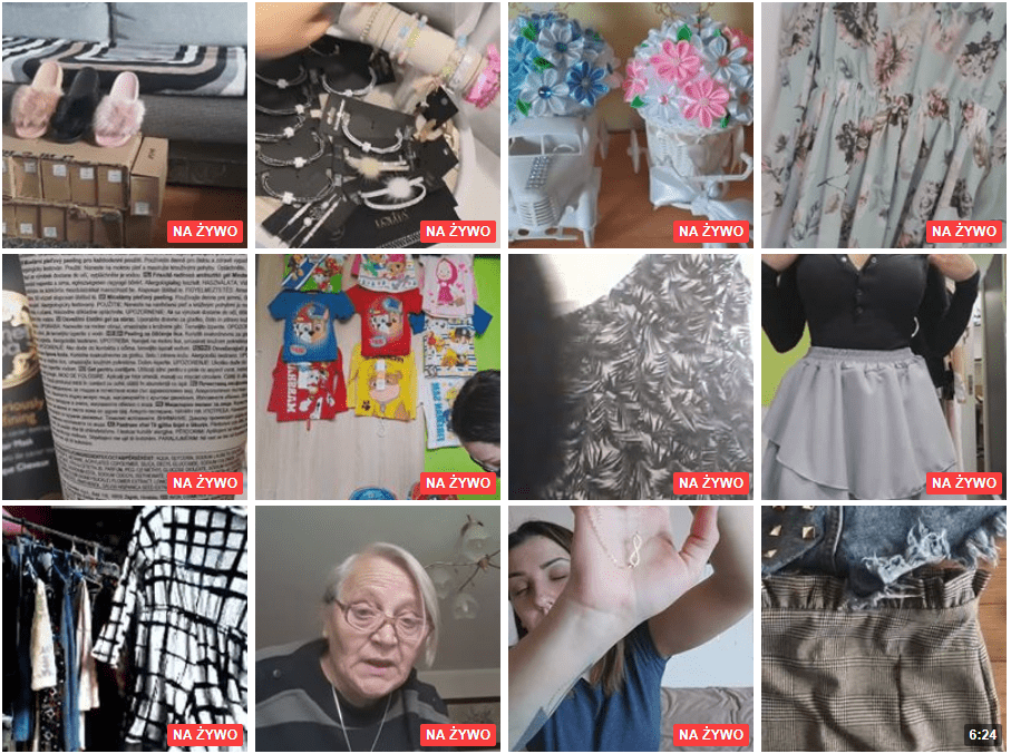 Sprzedaż na Facebooku - transmisja live