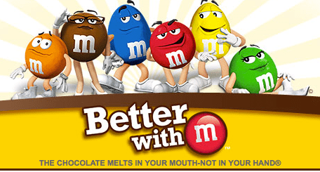 Hasła reklamowe - M&Ms