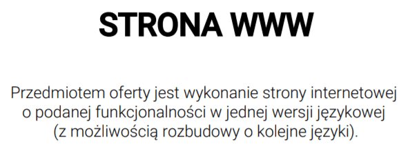 Nagł&oacute;wek oferty