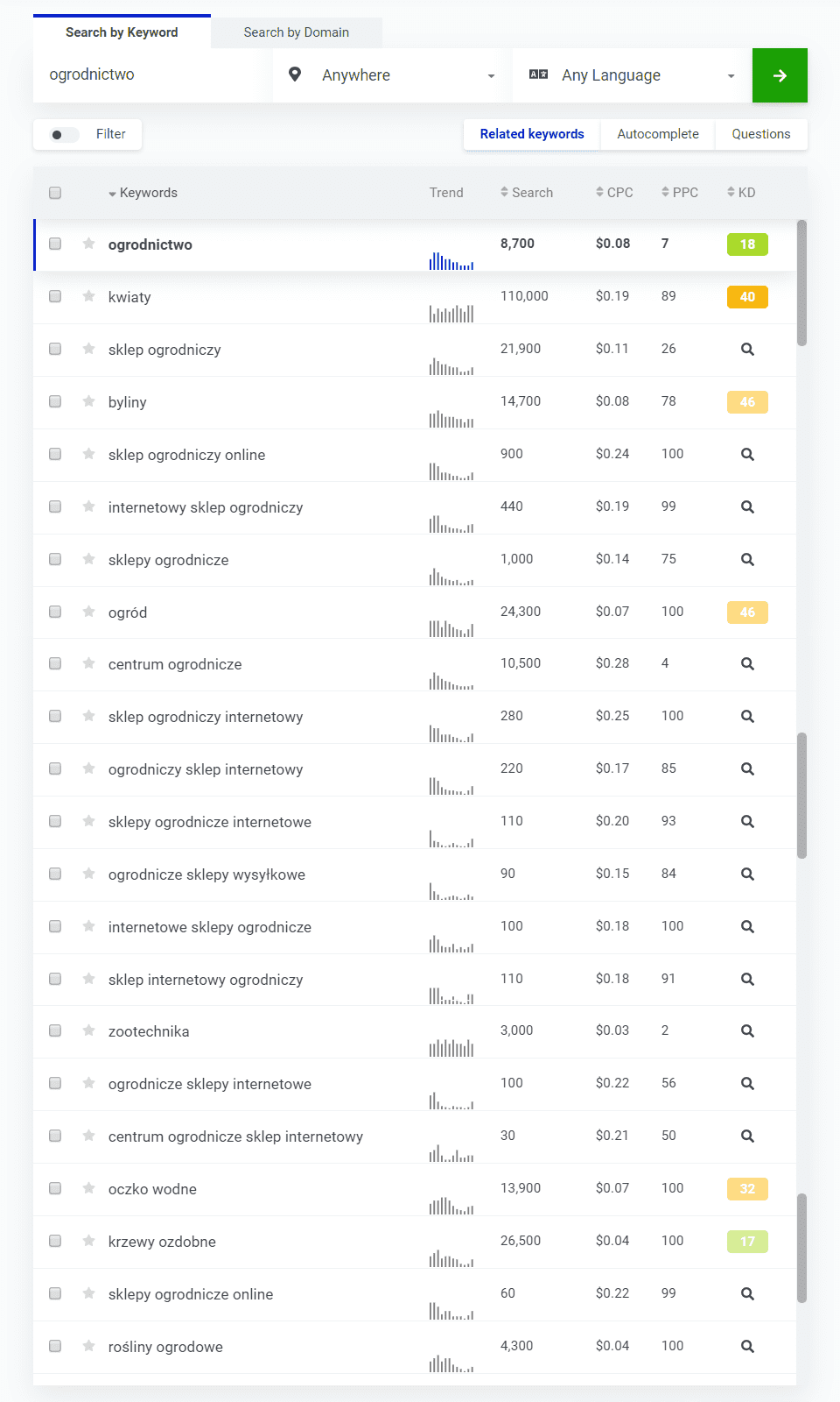 Na jakie słowo kluczowe się pozycjonować?