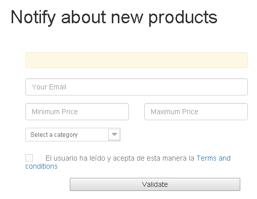 Zapis na newsletter - segmentacja według kategorii i ceny