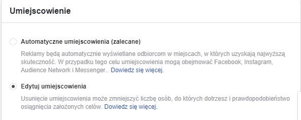 Umiejscowienie reklam na Instagramie