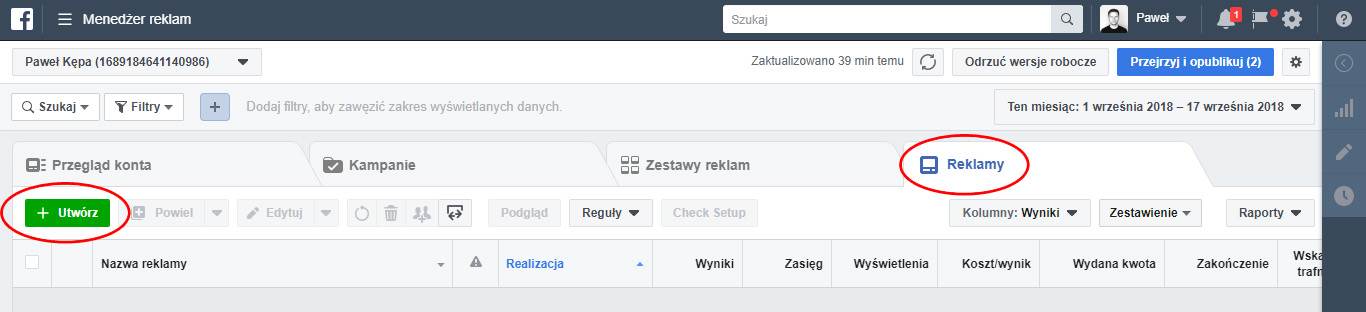 Tworzenie reklamy na Instagramie