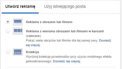 Reklamowanie na Instagramie istniejącego posta