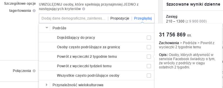 Targetowanie na Facebooku: osoby, kt&oacute;re podr&oacute;żują