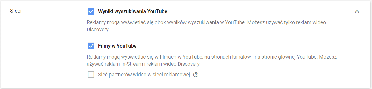 Sieci reklamowe YouTube