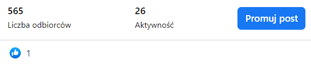 Sklep internetowy - miesiąc 5 - post na Facebooku - promocja produkt&oacute;w