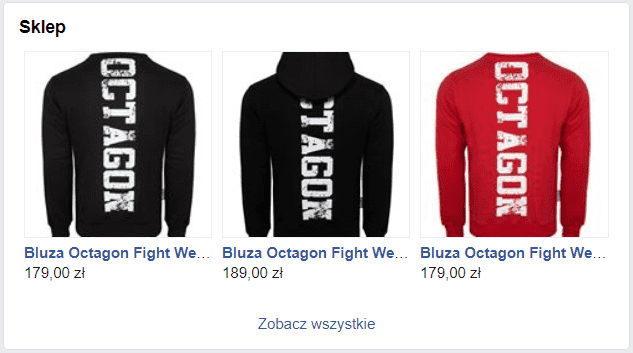 Sklep na Facebooku