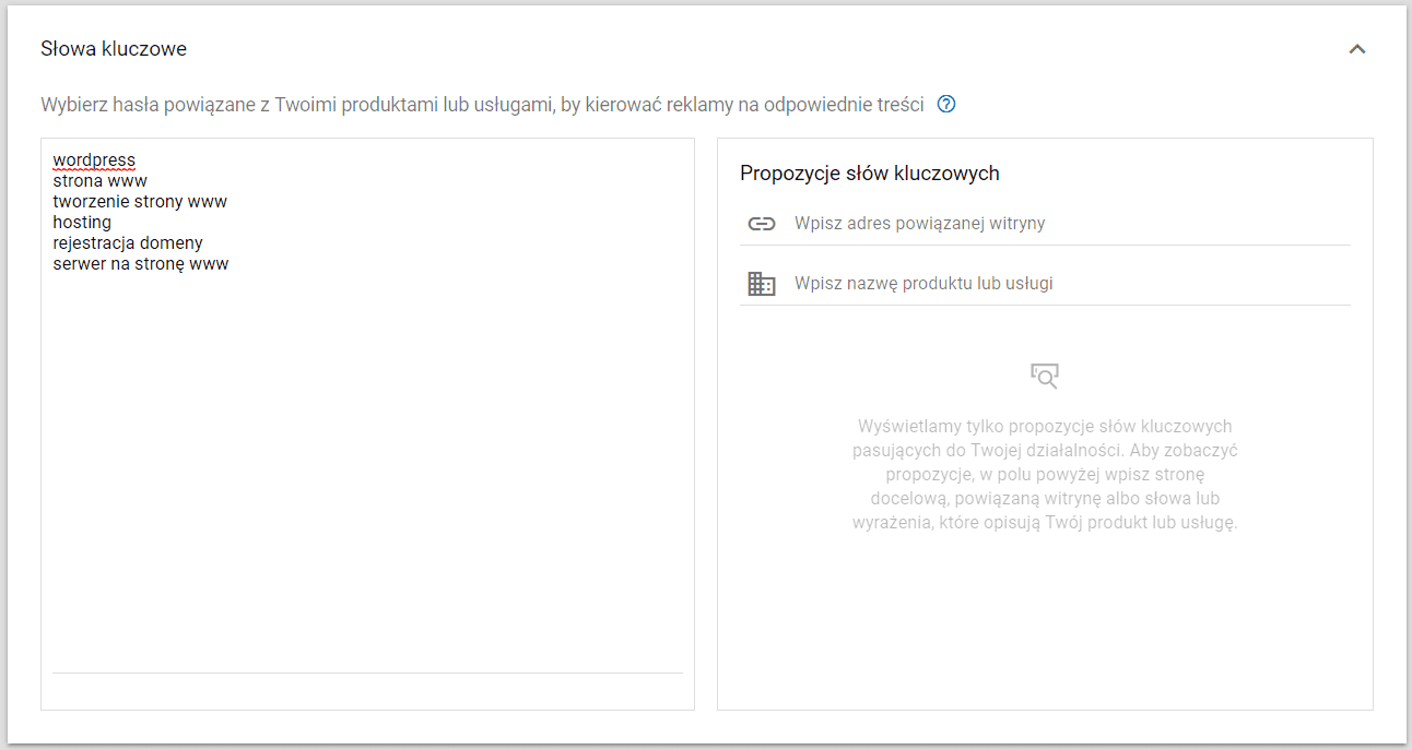 Targetowanie reklam na YouTube wg sł&oacute;w kluczowych