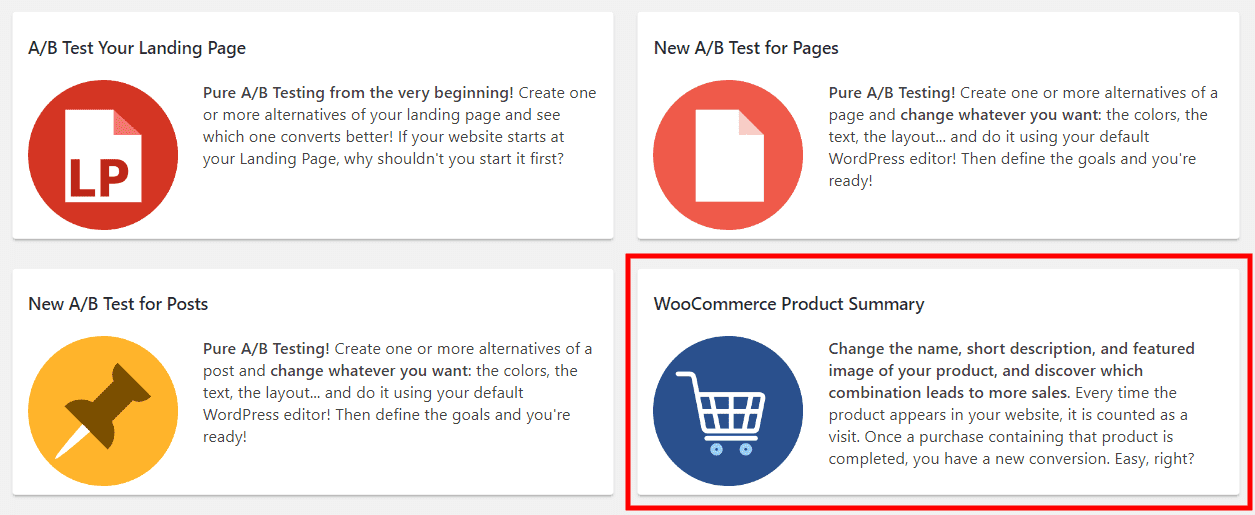Testy A/B w Wordpress - WooCommerce 2