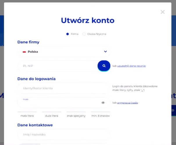 Zakup hostingu - krok 3
