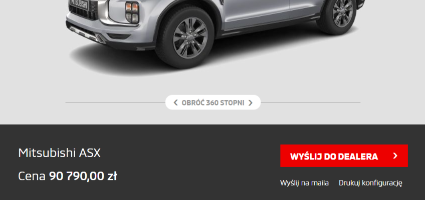 Zapis na listę mailingową przez konfigurator produktowy